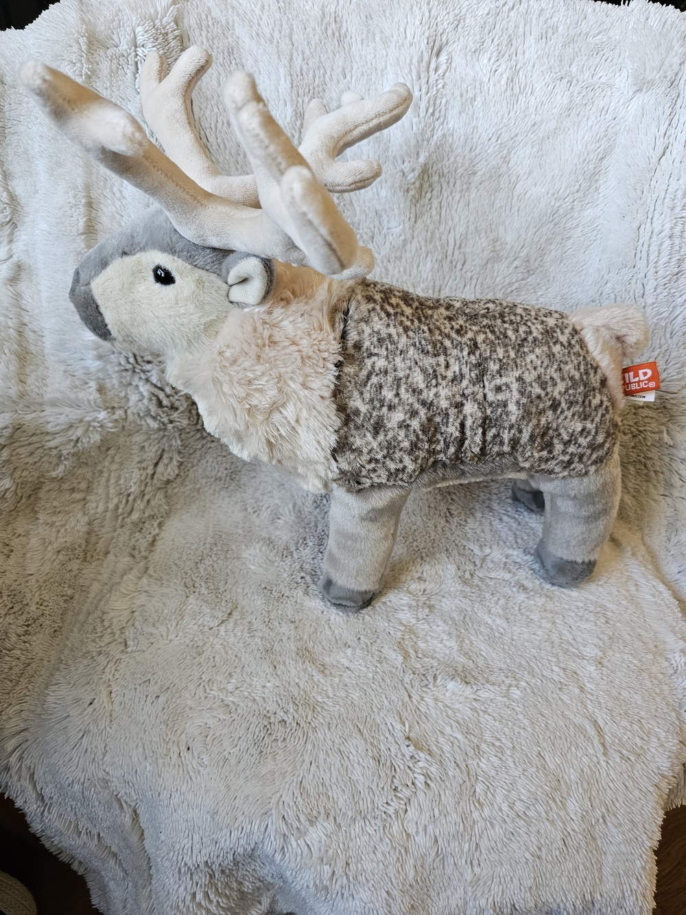 Wild Republic Cuddlekins Reindeer Stuffed Animal - 12" Plush